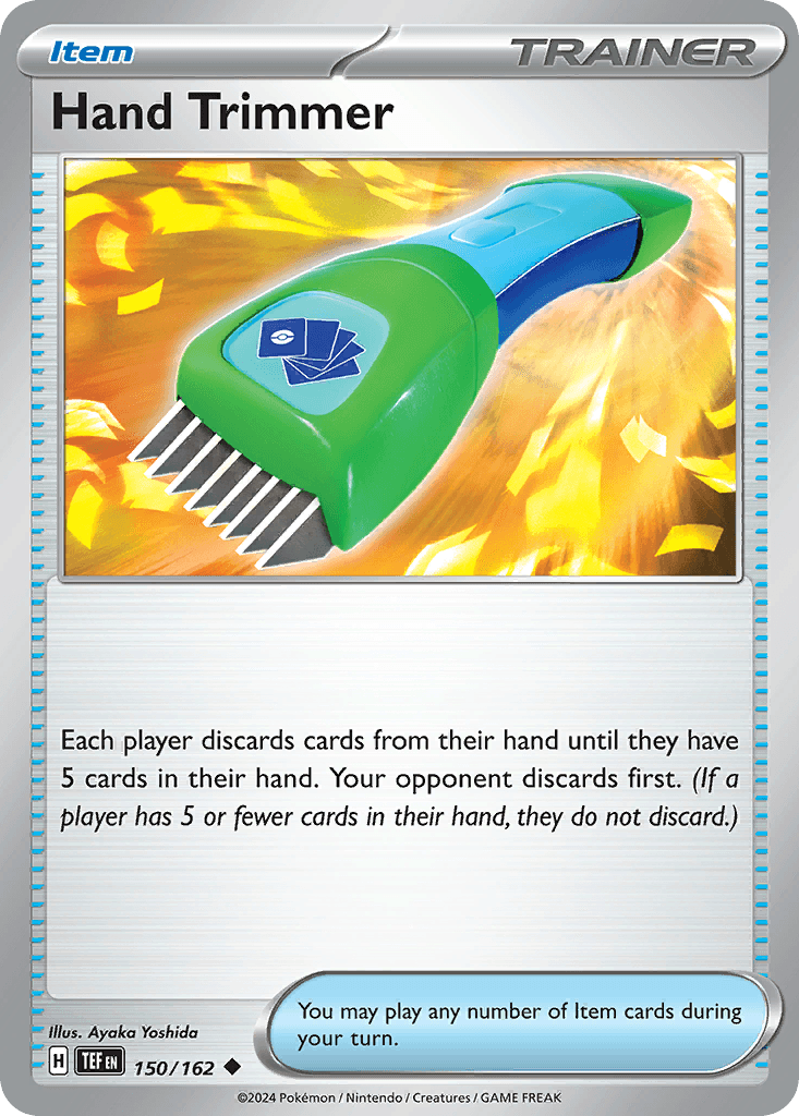 Hand Trimmer Temporal Forces card