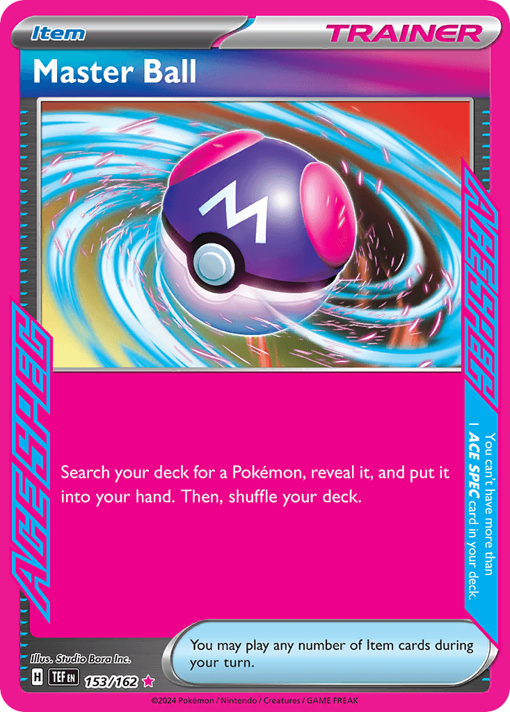 Master Ball Temporal Forces card