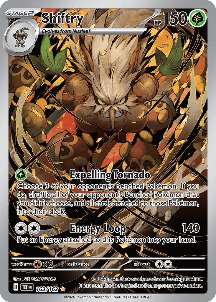 Shiftry Temporal Forces card