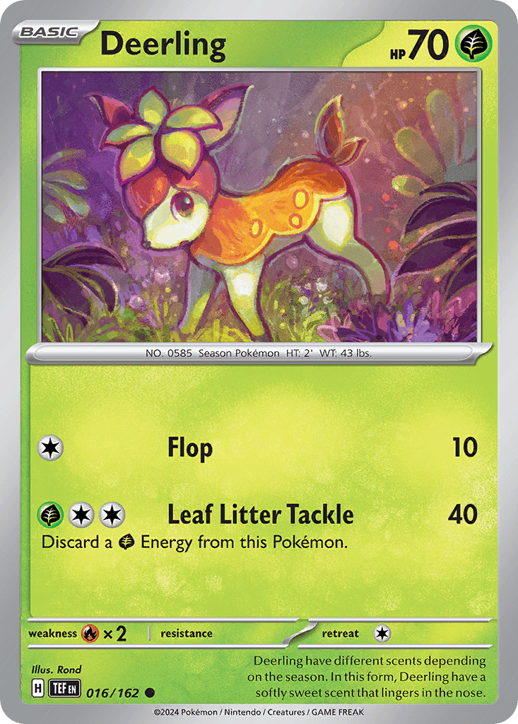 Deerling Temporal Forces card