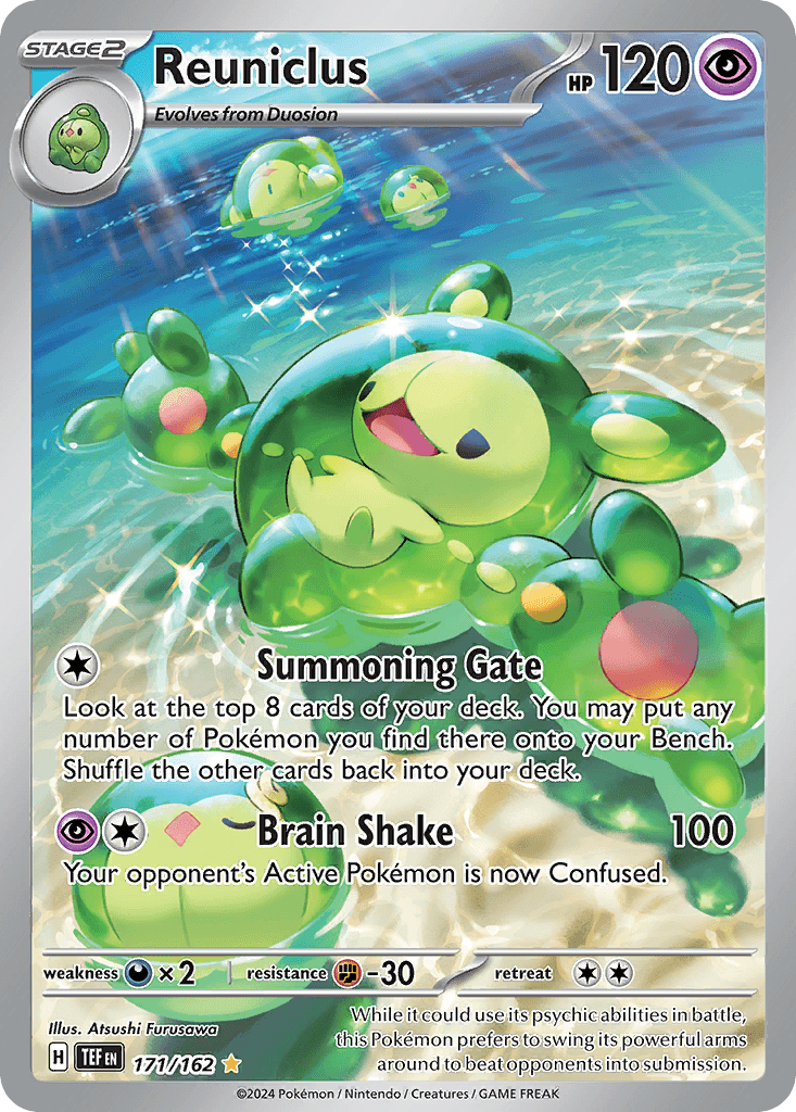 Reuniclus Temporal Forces card