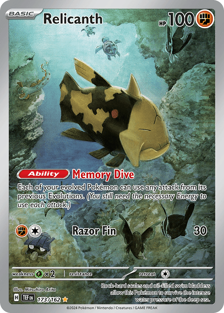 Relicanth Temporal Forces card