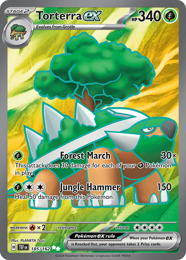 Torterra ex Temporal Forces card
