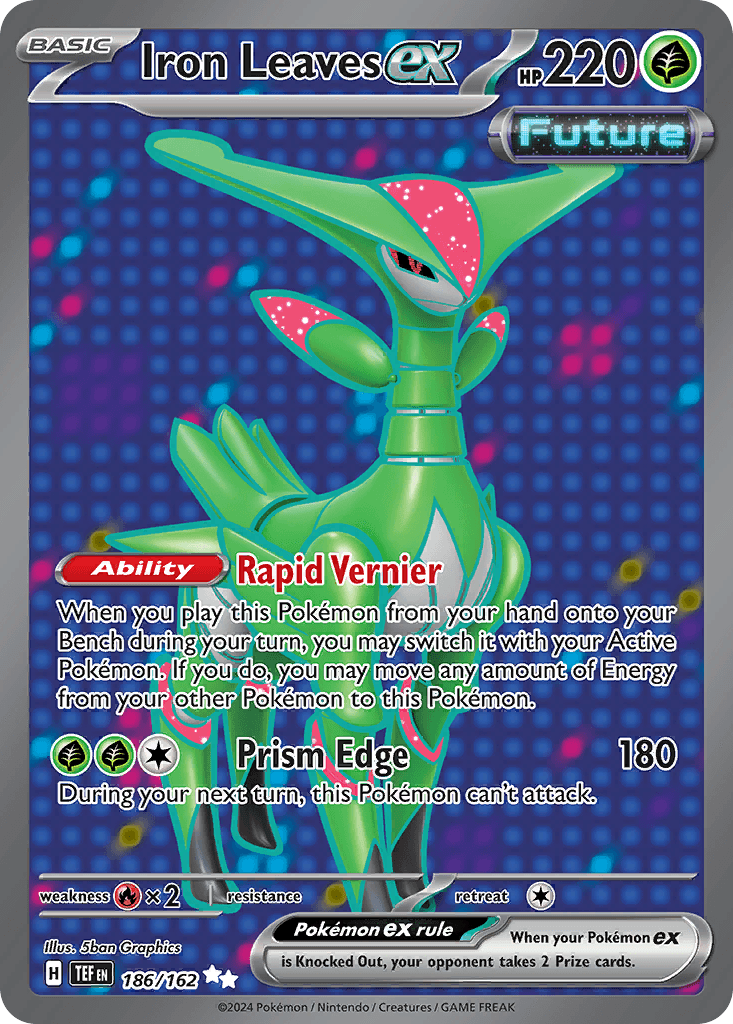 Iron Leaves ex Temporal Forces card
