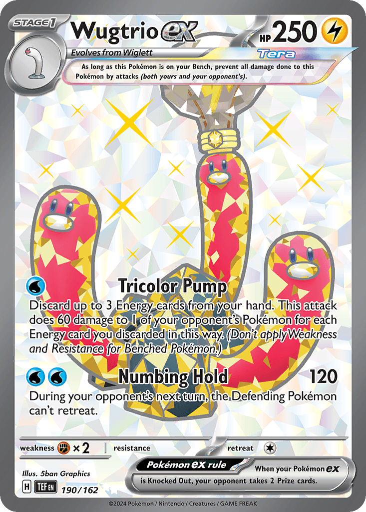 Wugtrio ex Temporal Forces card