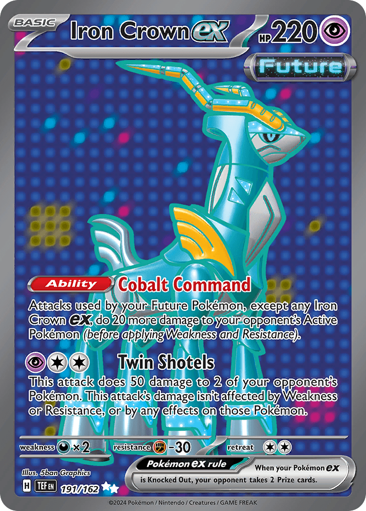 Iron Crown ex Temporal Forces card
