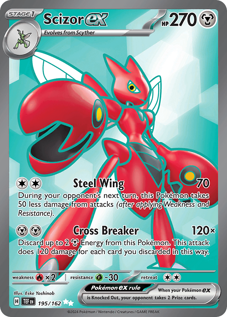Scizor ex Temporal Forces card