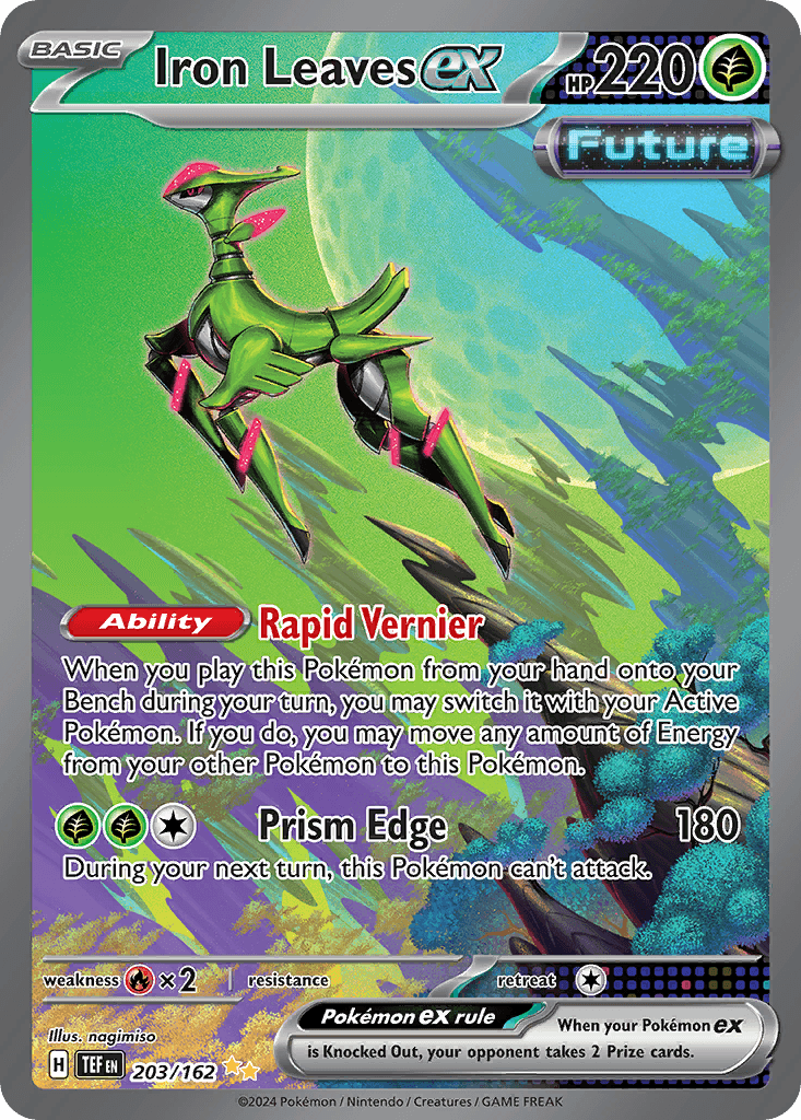 Iron Leaves ex Temporal Forces card