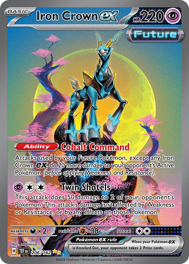 Iron Crown ex Temporal Forces card
