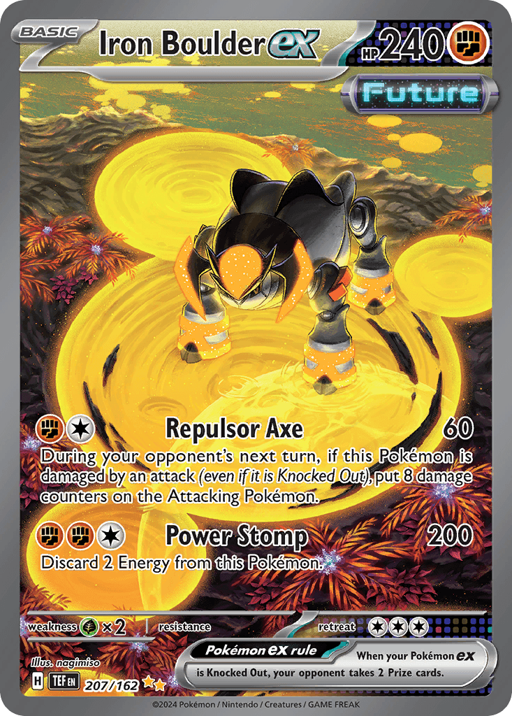 Iron Boulder ex Temporal Forces card