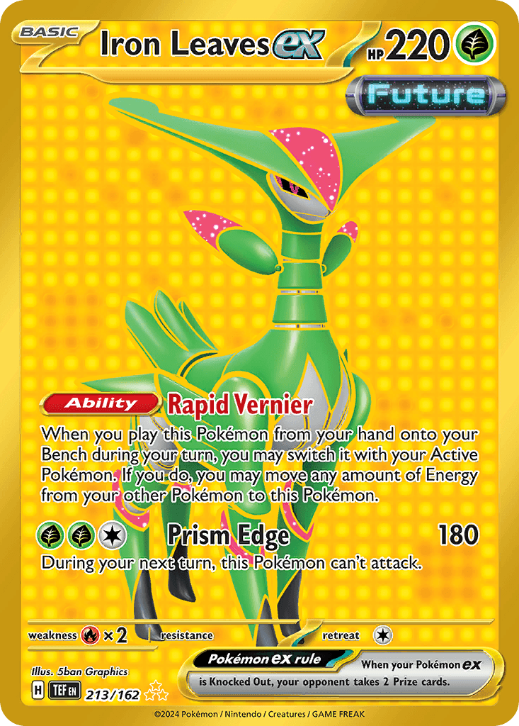 Iron Leaves ex Temporal Forces card