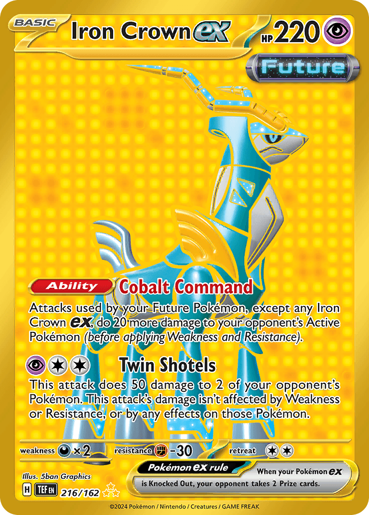 Iron Crown ex Temporal Forces card