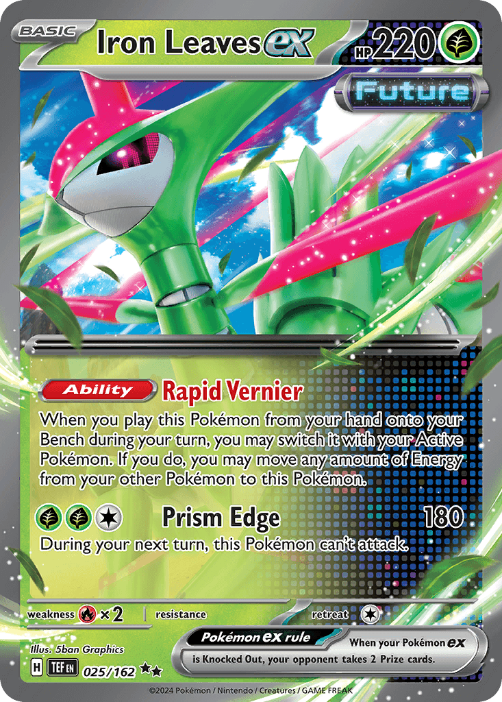 Iron Leaves ex Temporal Forces card