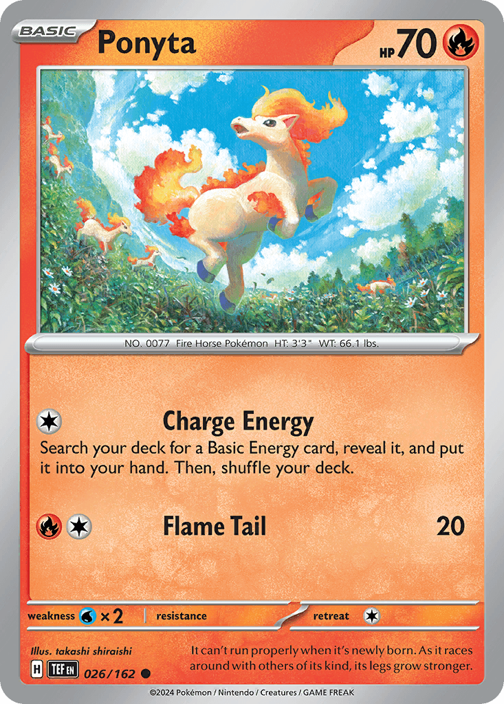 Ponyta Temporal Forces card
