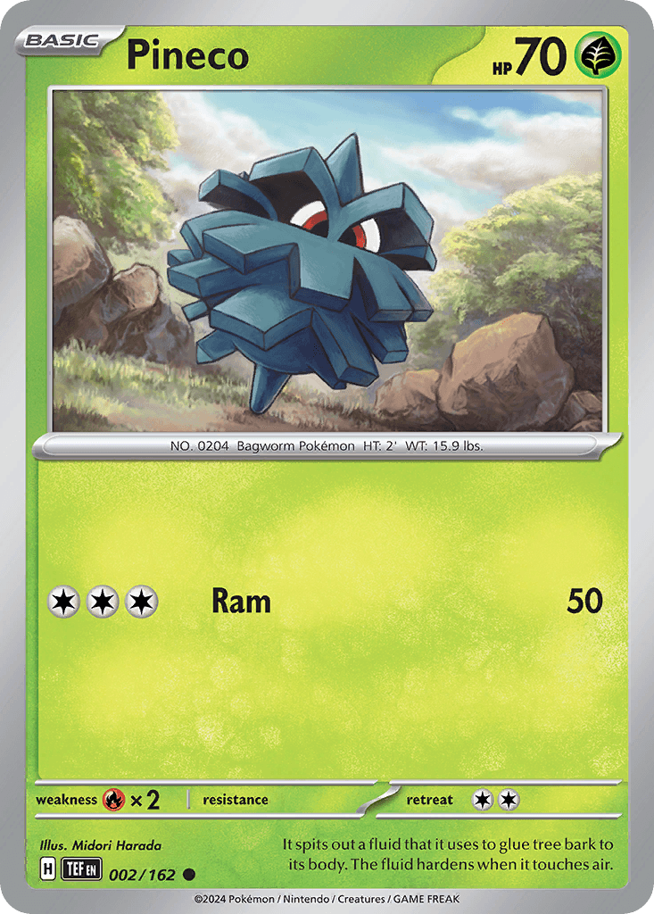 Pineco Temporal Forces card
