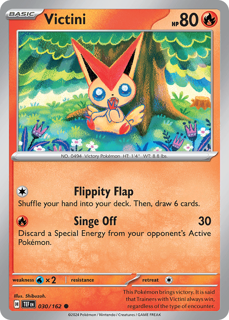 Victini Temporal Forces card