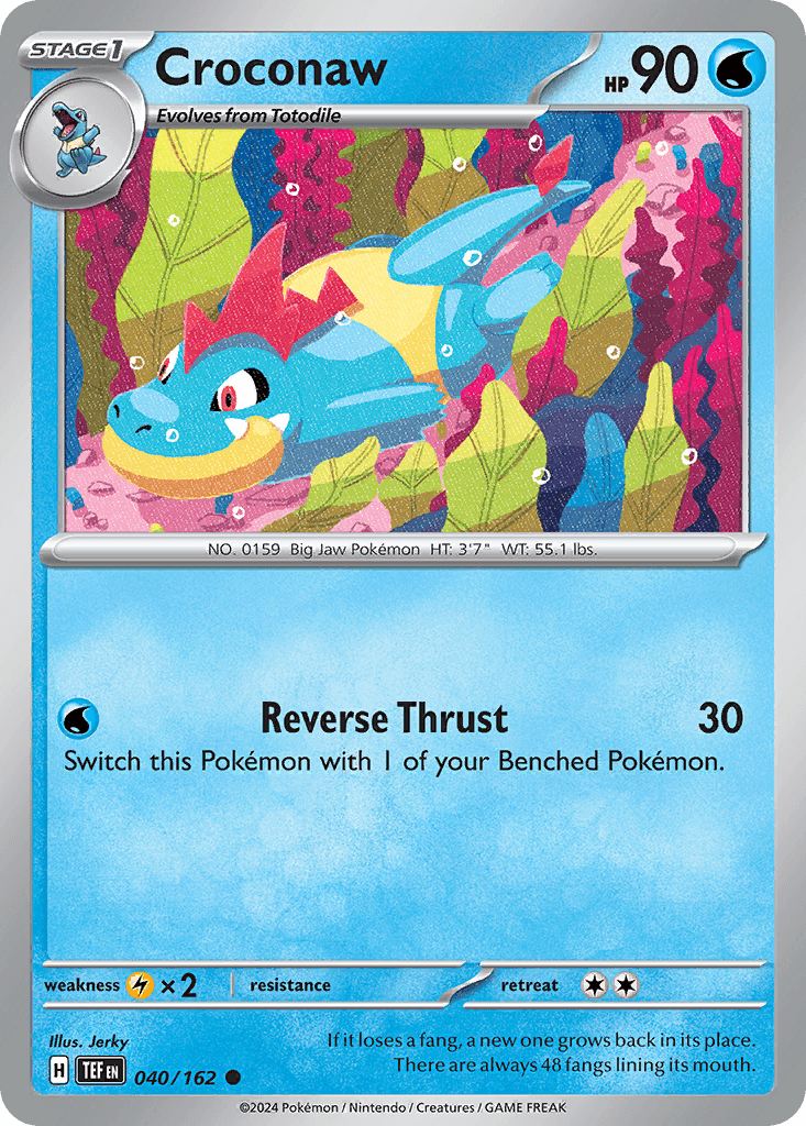 Croconaw Temporal Forces card