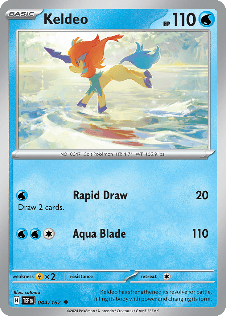 Keldeo Temporal Forces card