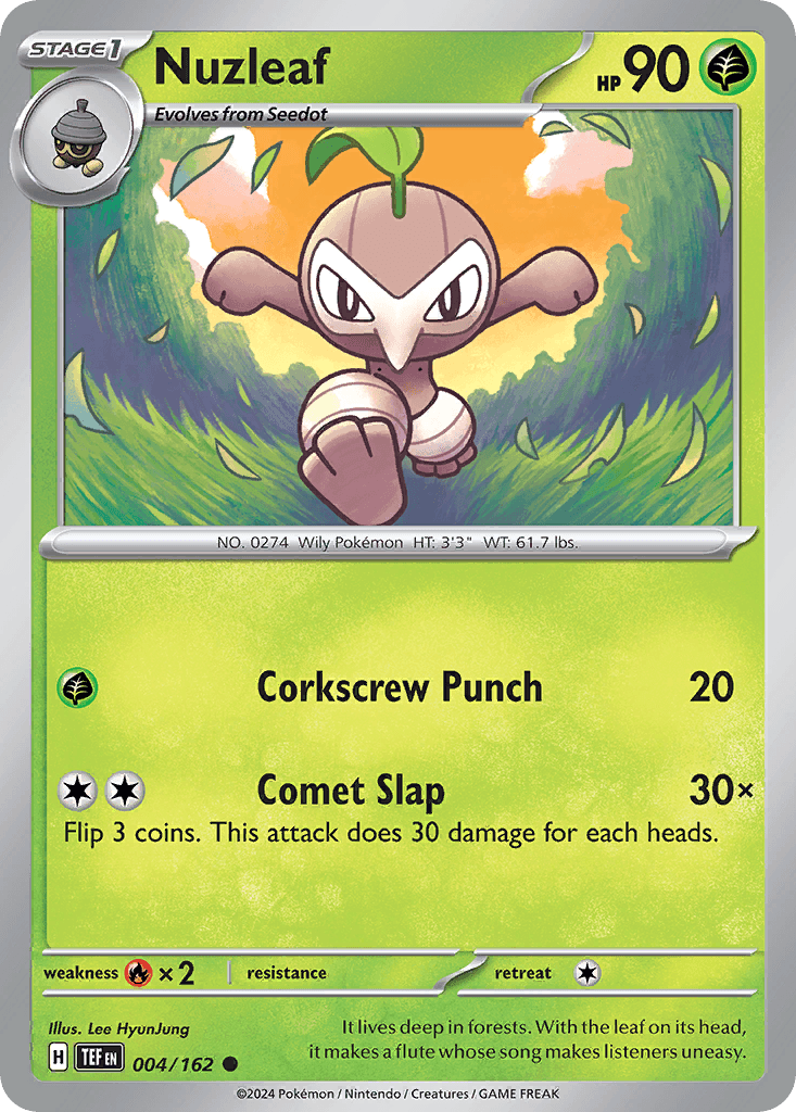 Nuzleaf Temporal Forces card