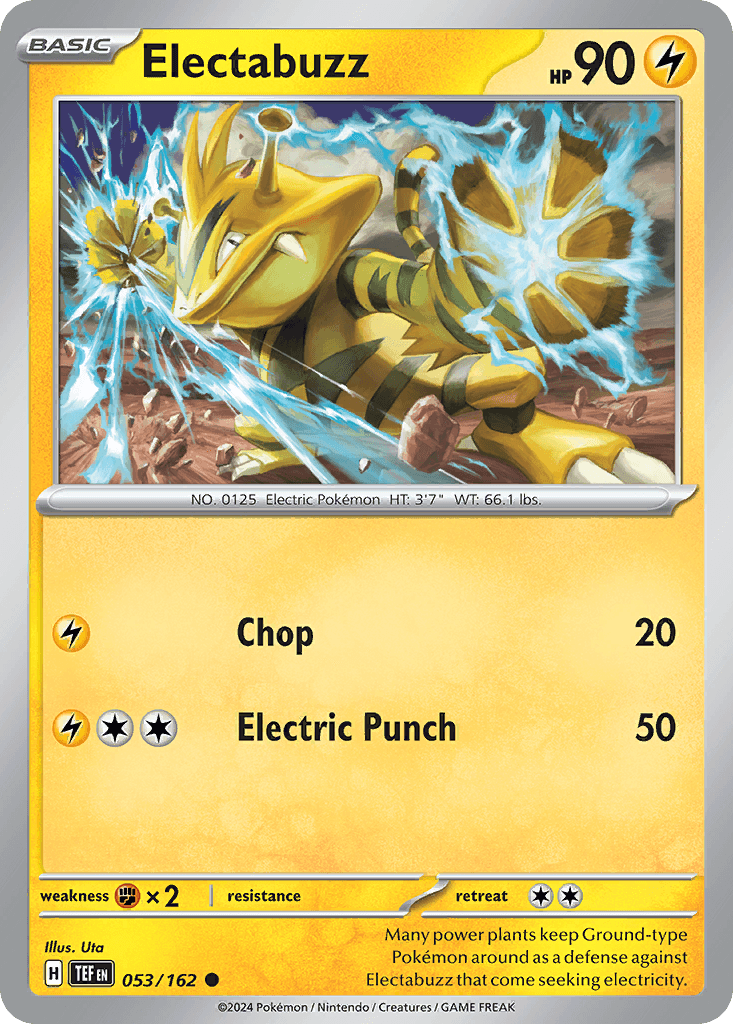 Electabuzz Temporal Forces card