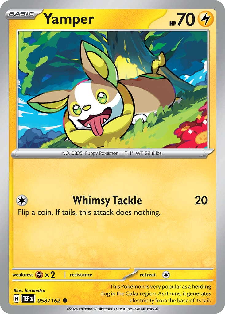 Yamper Temporal Forces card