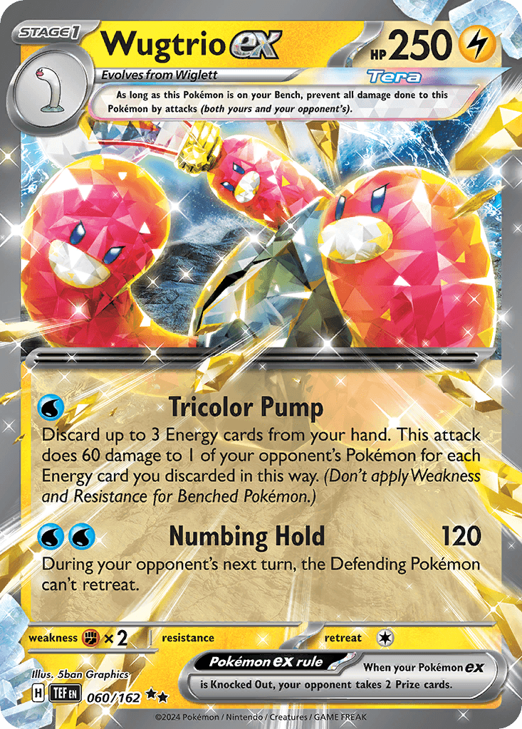 Wugtrio ex Temporal Forces card