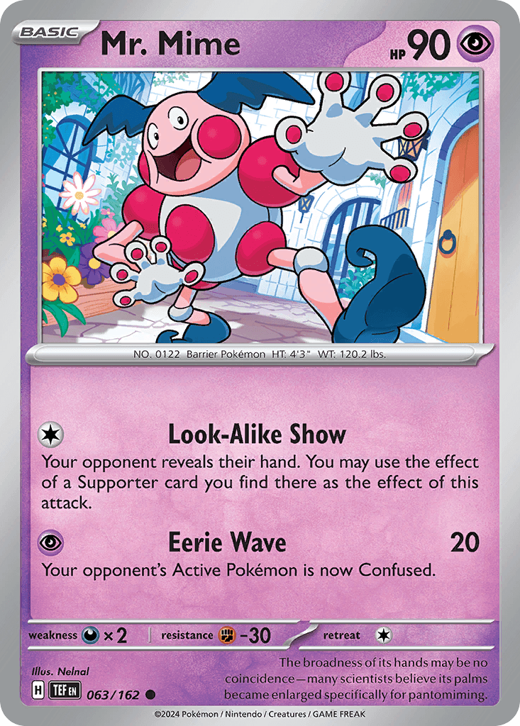 Mr. Mime Temporal Forces card