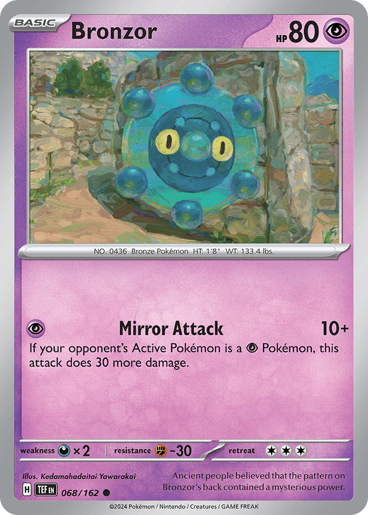 Bronzor Temporal Forces card