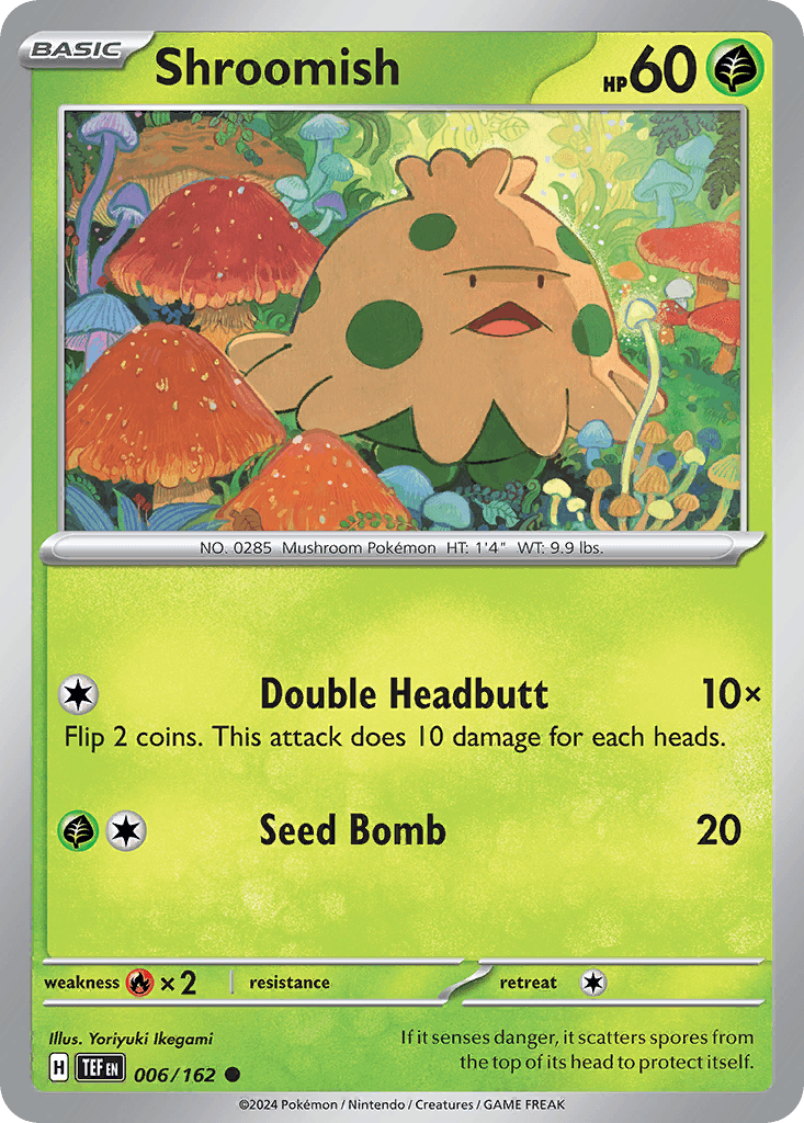 Shroomish Temporal Forces card