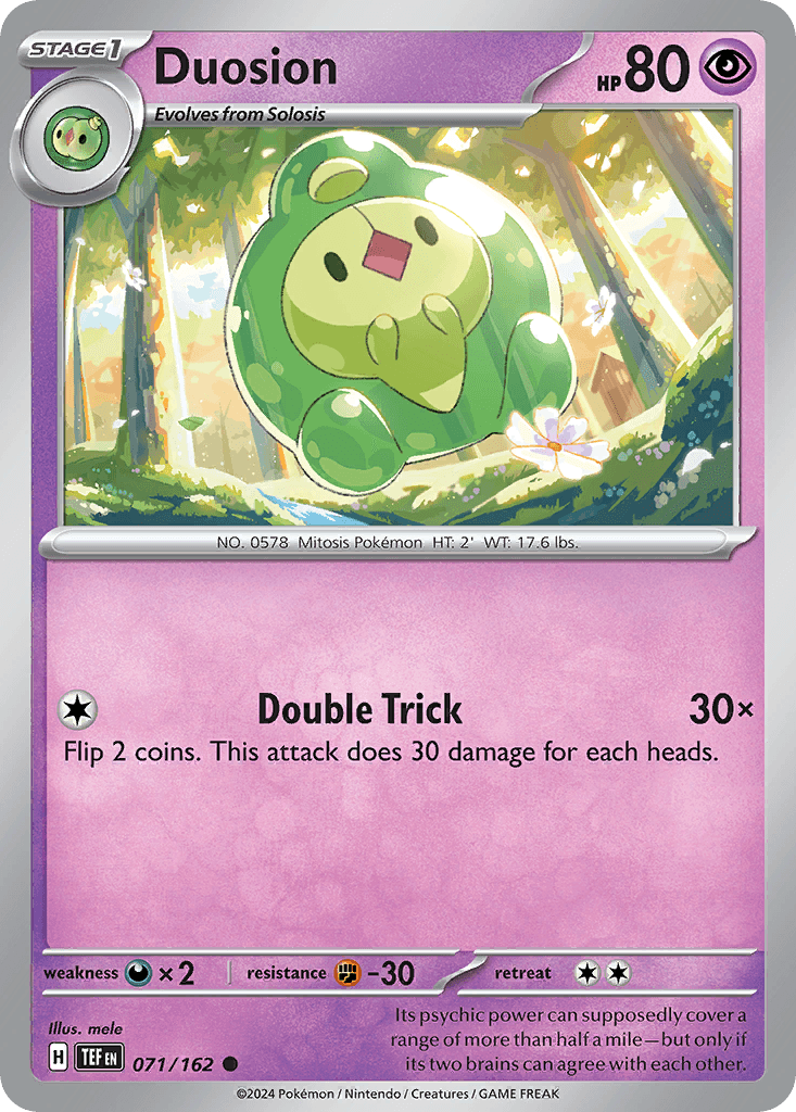 Duosion Temporal Forces card