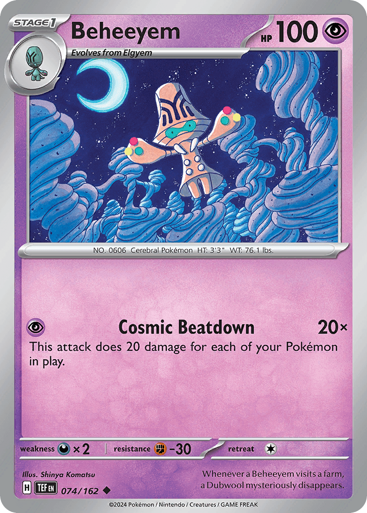 Beheeyem Temporal Forces card