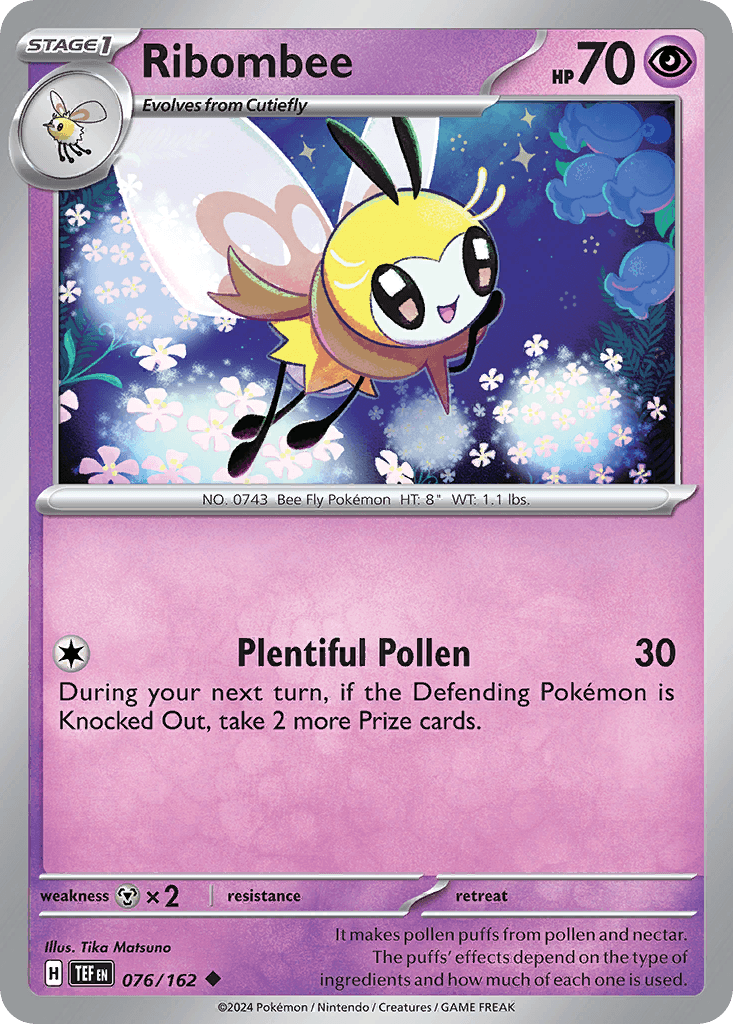 Ribombee Temporal Forces card