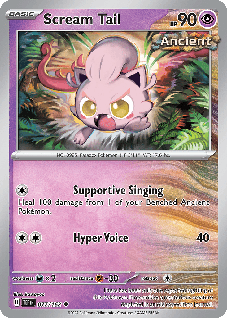 Scream Tail Temporal Forces card