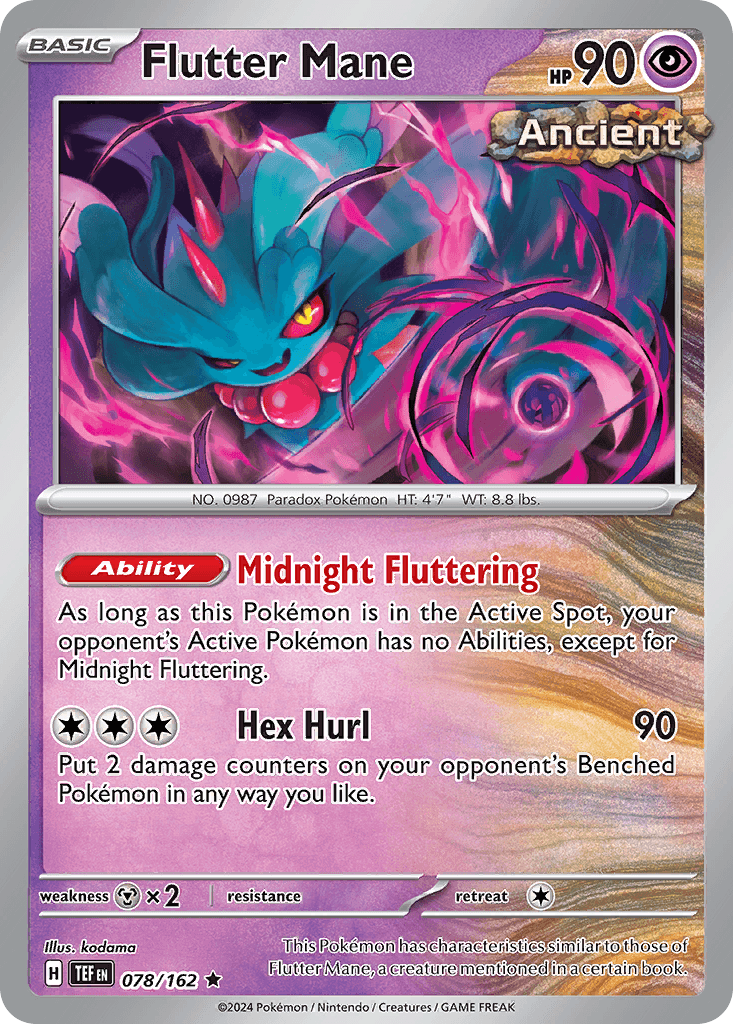 Flutter Mane Temporal Forces card