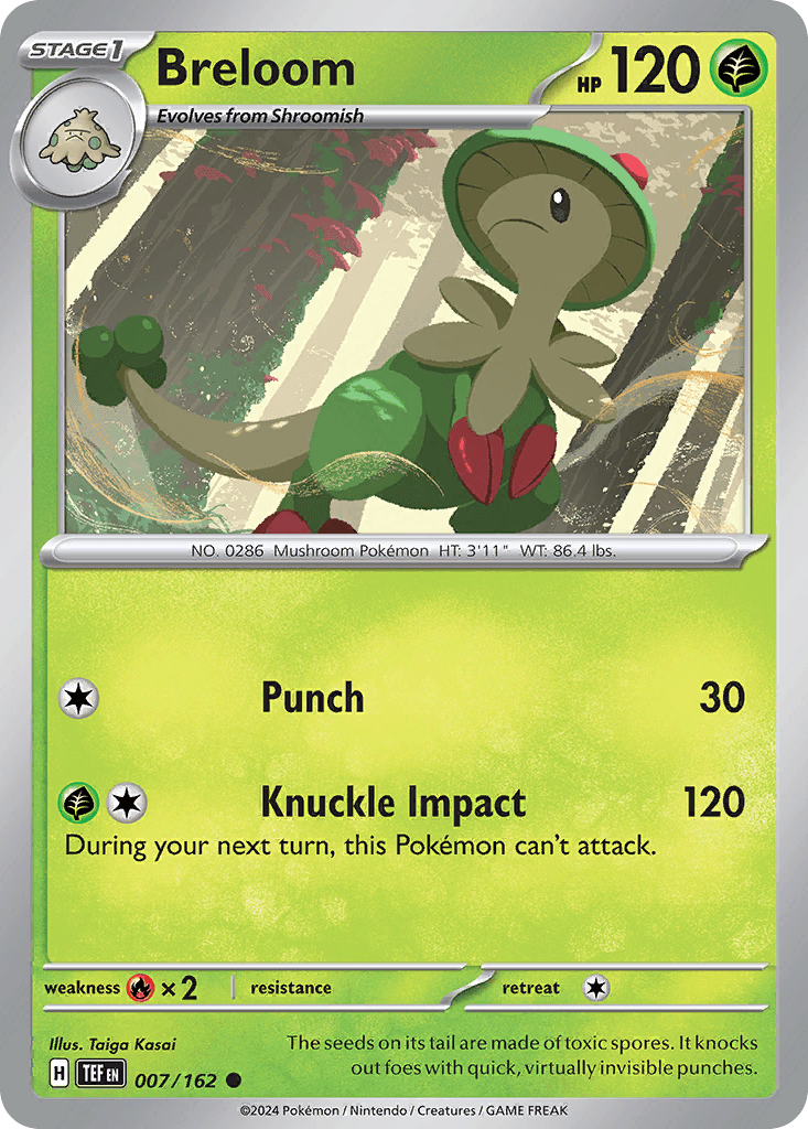 Breloom Temporal Forces card