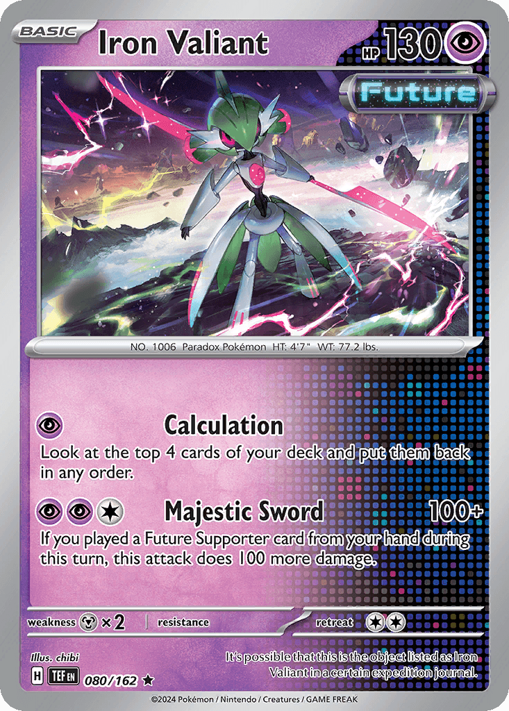 Iron Valiant Temporal Forces card