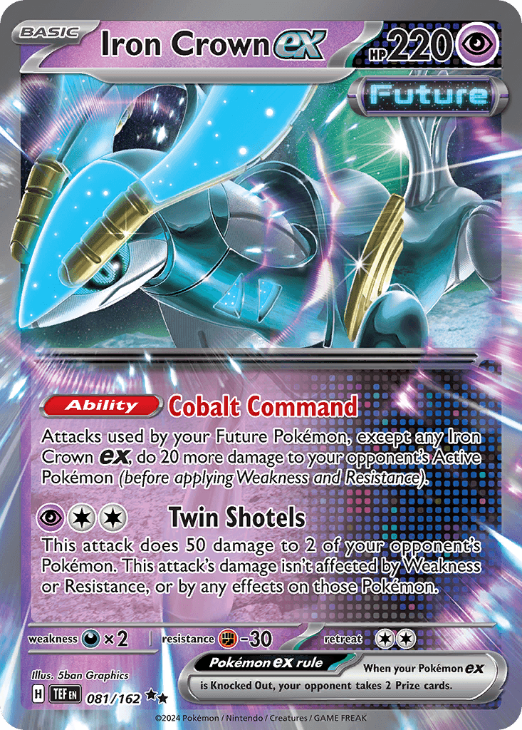 Iron Crown ex Temporal Forces card