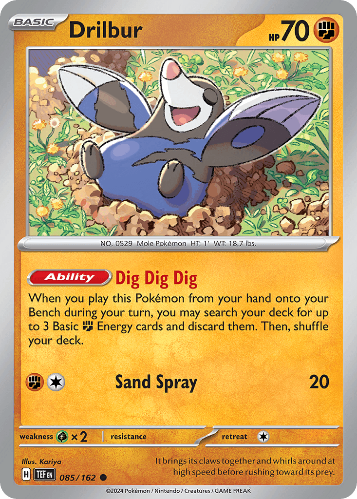 Drilbur Temporal Forces card