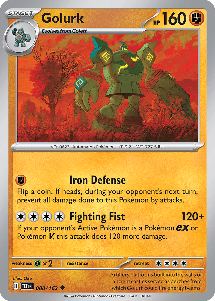 Golurk Temporal Forces card