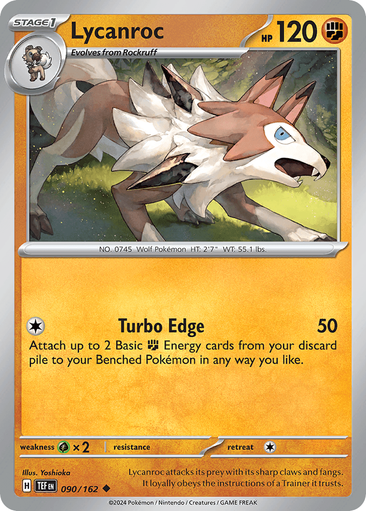 Lycanroc Temporal Forces card