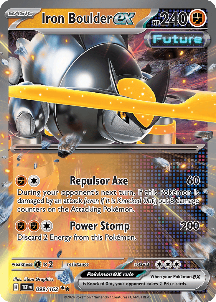 Iron Boulder ex Temporal Forces card