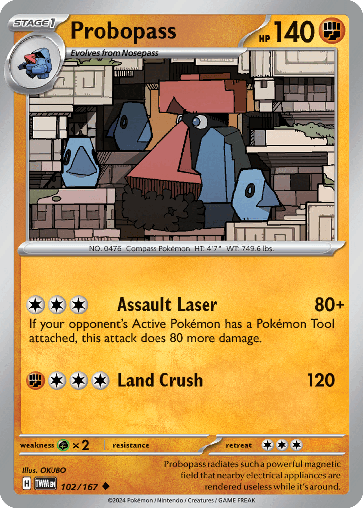 Probopass Twilight Masquerade card