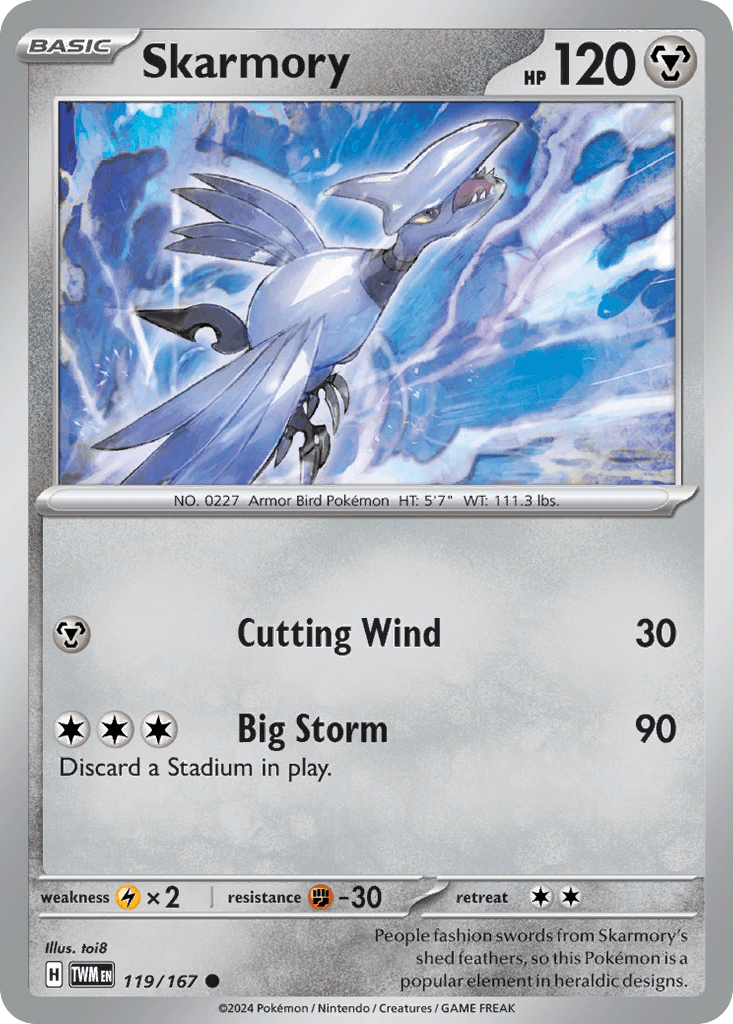 Skarmory Twilight Masquerade card