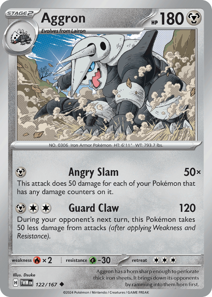 Aggron Twilight Masquerade card