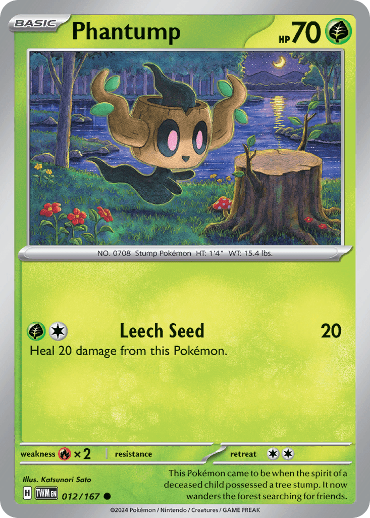 Phantump Twilight Masquerade card