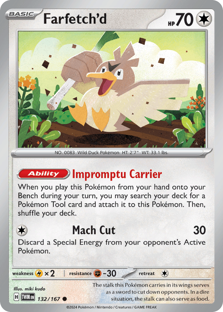 Farfetch'd Twilight Masquerade card