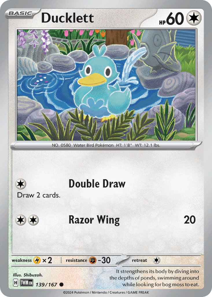 Ducklett Twilight Masquerade card
