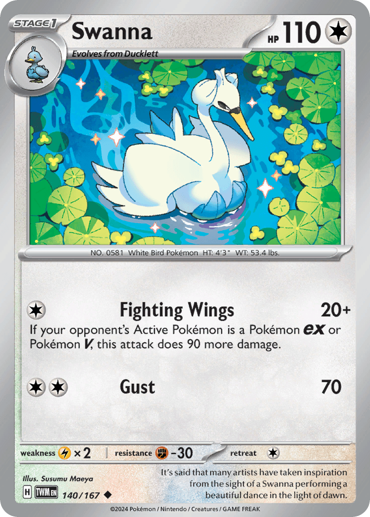 Swanna Twilight Masquerade card