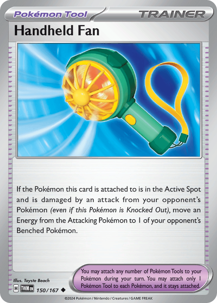 Handheld Fan Twilight Masquerade card