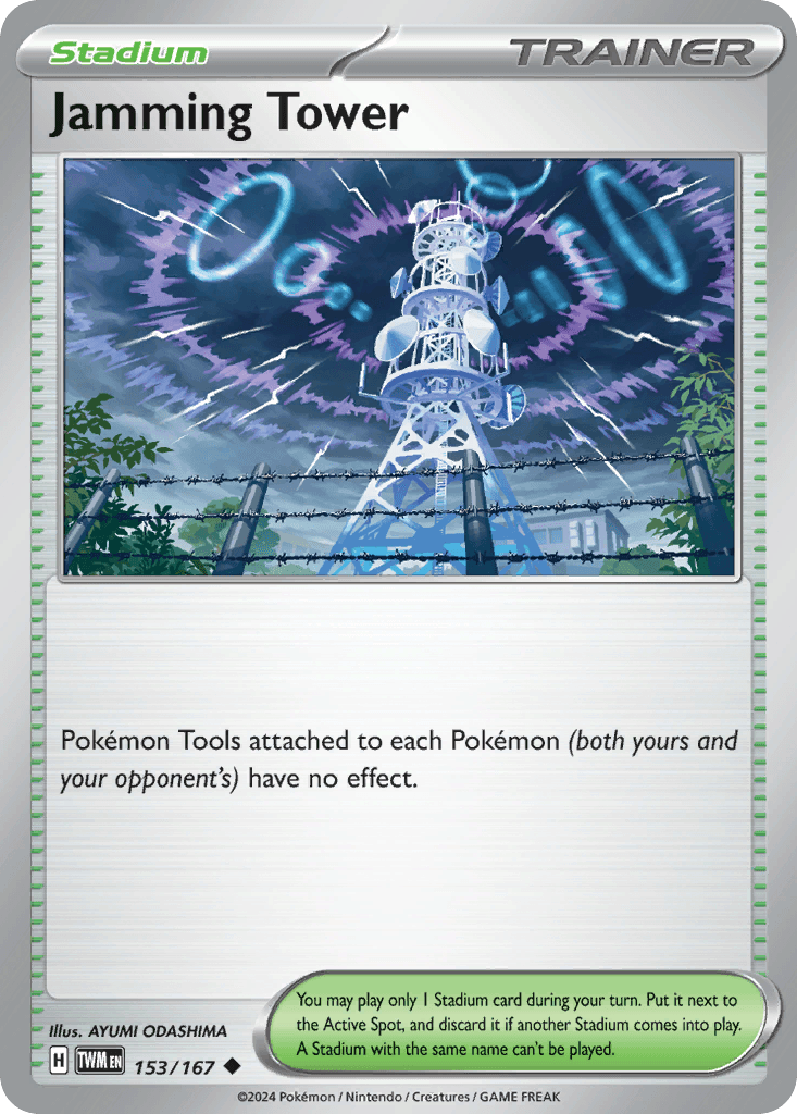 Jamming Tower Twilight Masquerade card